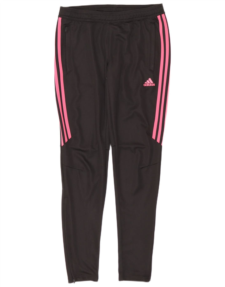Adidas Pantalon de survêtement Climacool pour femme UK 8/10 Petit Noir Polyester