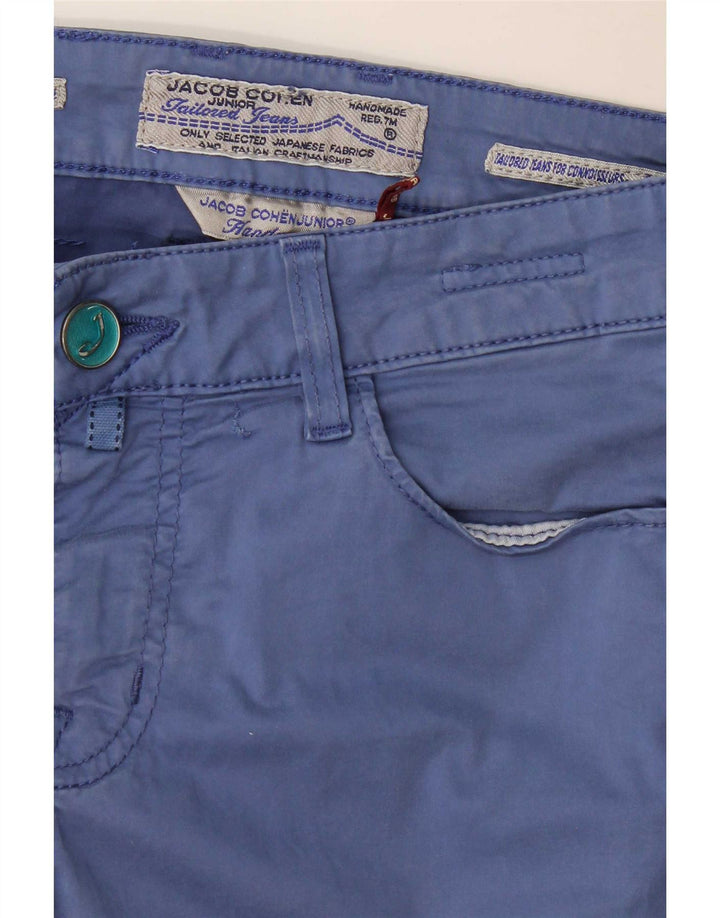 Jacob Cohen Pantalon décontracté slim pour femme W30 L31 Bleu