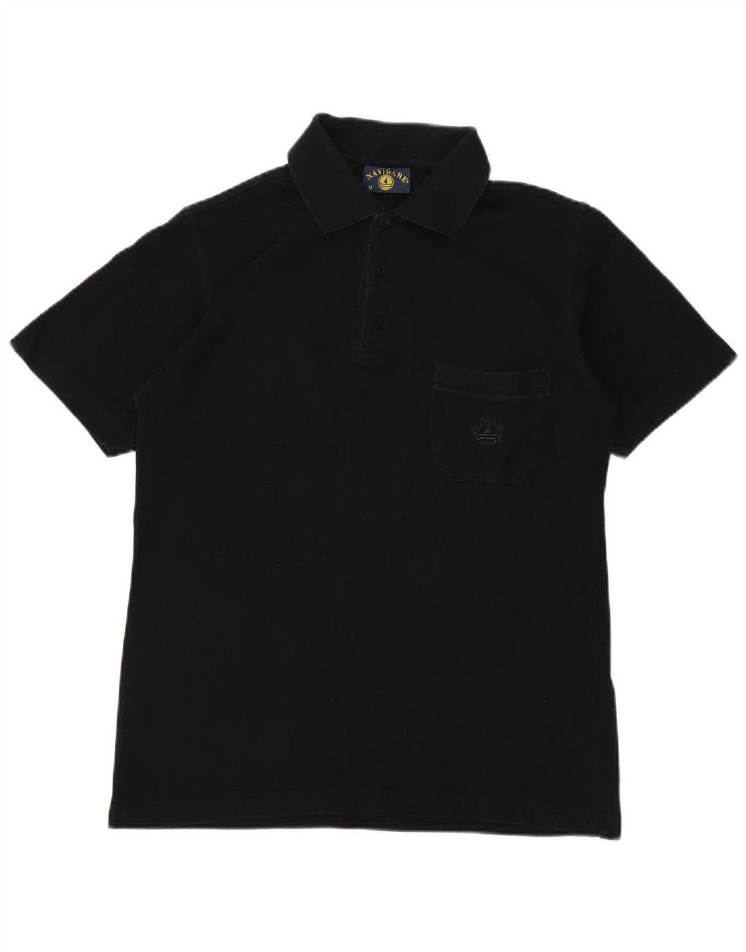 NAVIGARE Polo Homme Coton Noir Moyen