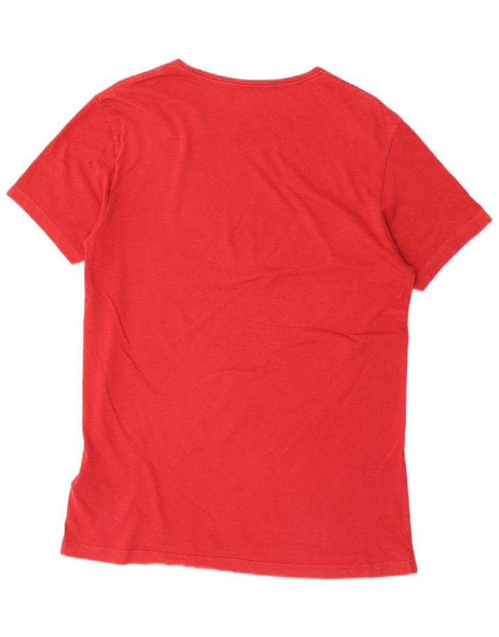 Timberland T-Shirt Slim Fit Homme Rouge Moyen Coton