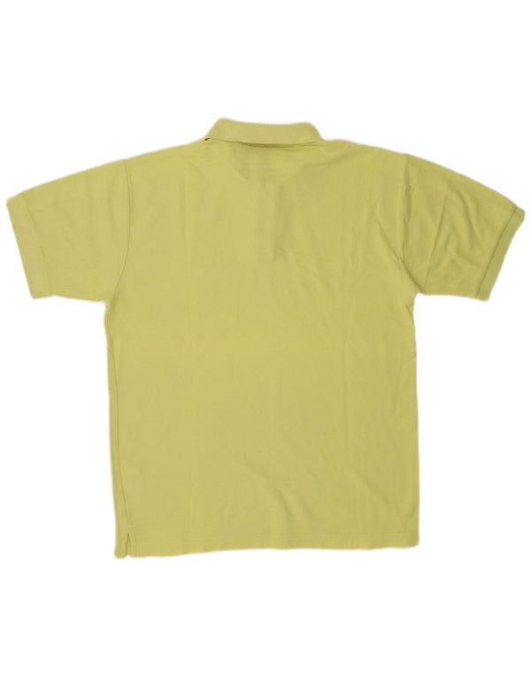 Fila Polo Homme Large Jaune Coton