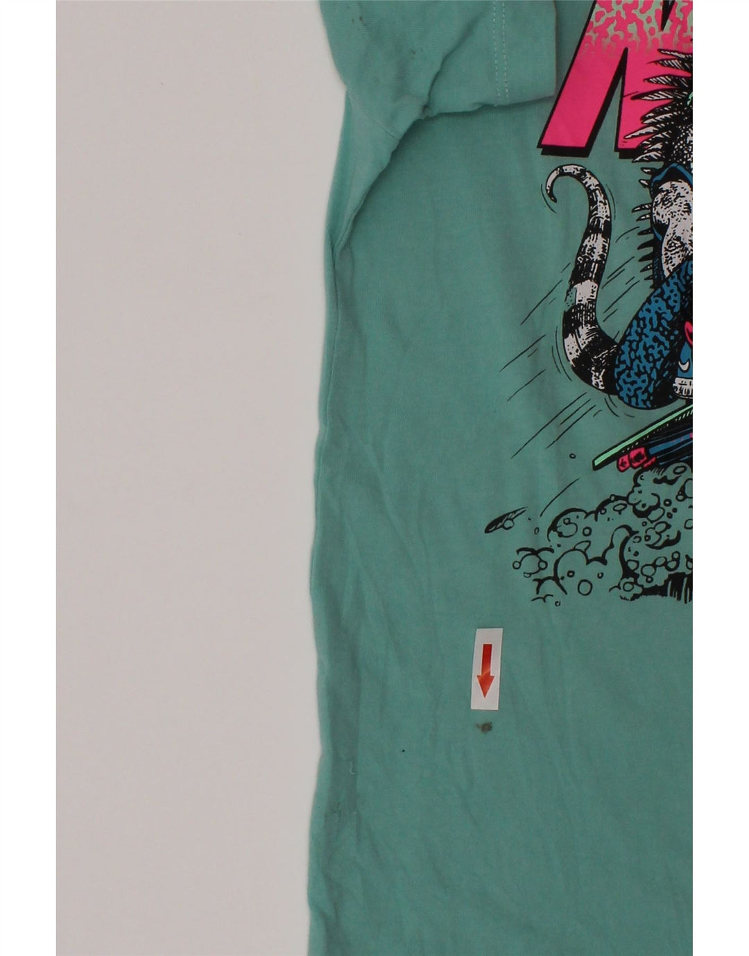 Nike T-shirt graphique pour garçon 8-9 ans Petit coton turquoise