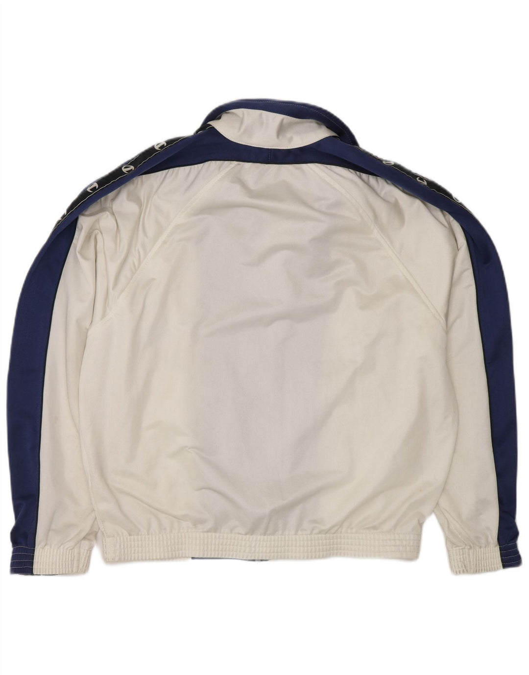 Champion Veste de Survêtement Graphique Homme Petit Blanc Colorblock