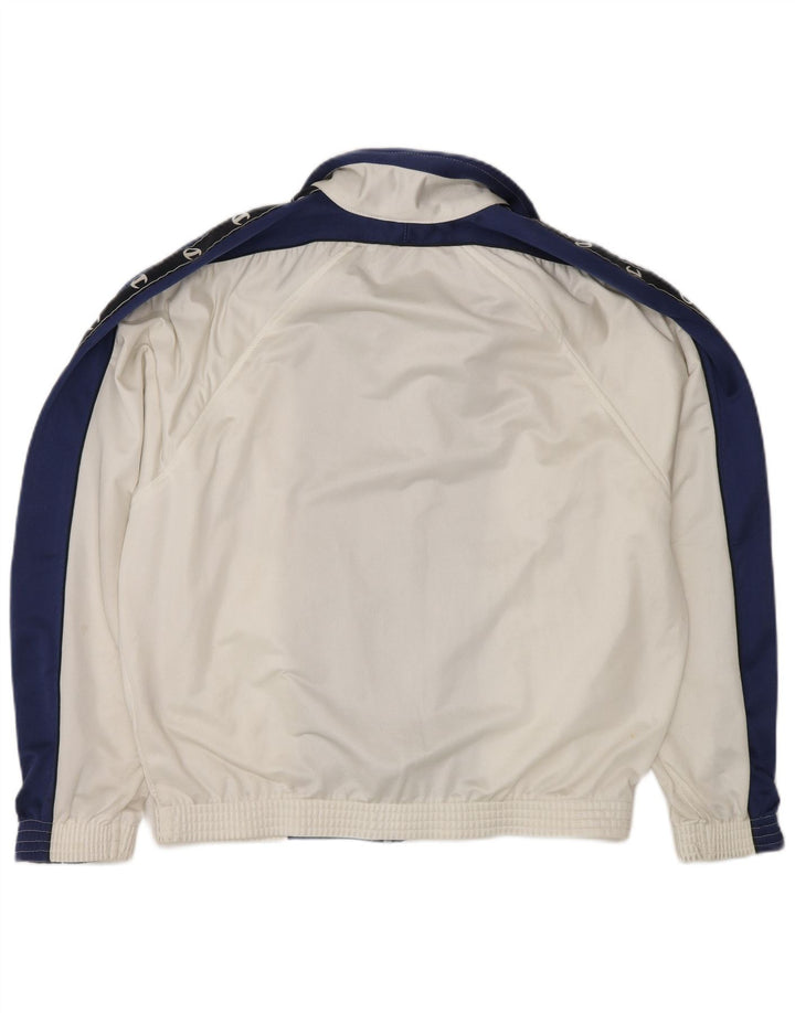 Champion Veste de Survêtement Graphique Homme Petit Blanc Colorblock