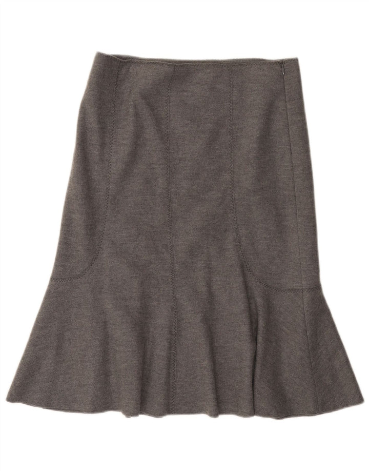 Luisa Spagnoli Jupe Trompette Femme IT 44 Medium W30 Laine Grise