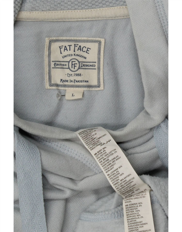 Fat Face Pull à capuche pour homme en coton bleu Taille L