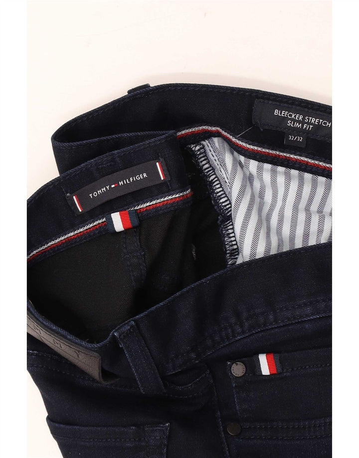 Tommy Hilfiger Jean Slim Bleecker Homme W32 L32 Bleu Marine