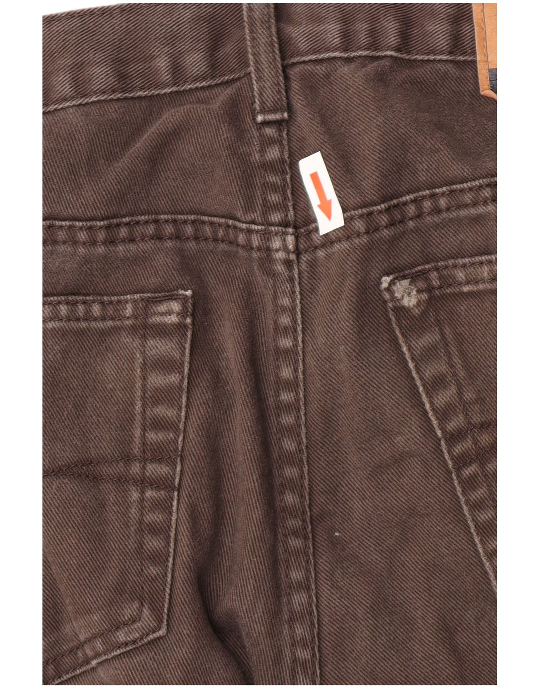 Marks & Spencer Jean droit Blue Harbor homme W36 L31 coton marron