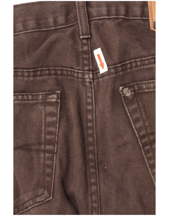Marks & Spencer Jean droit Blue Harbor homme W36 L31 coton marron