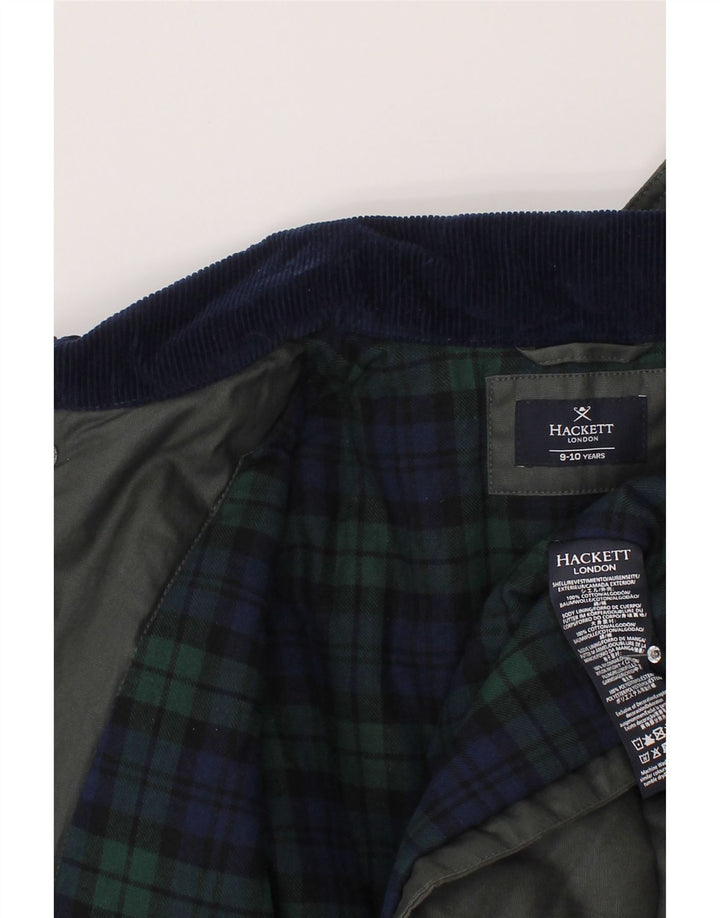 Hackett Veste Coupe-Vent Garçon 9-10 Ans Gris Coton