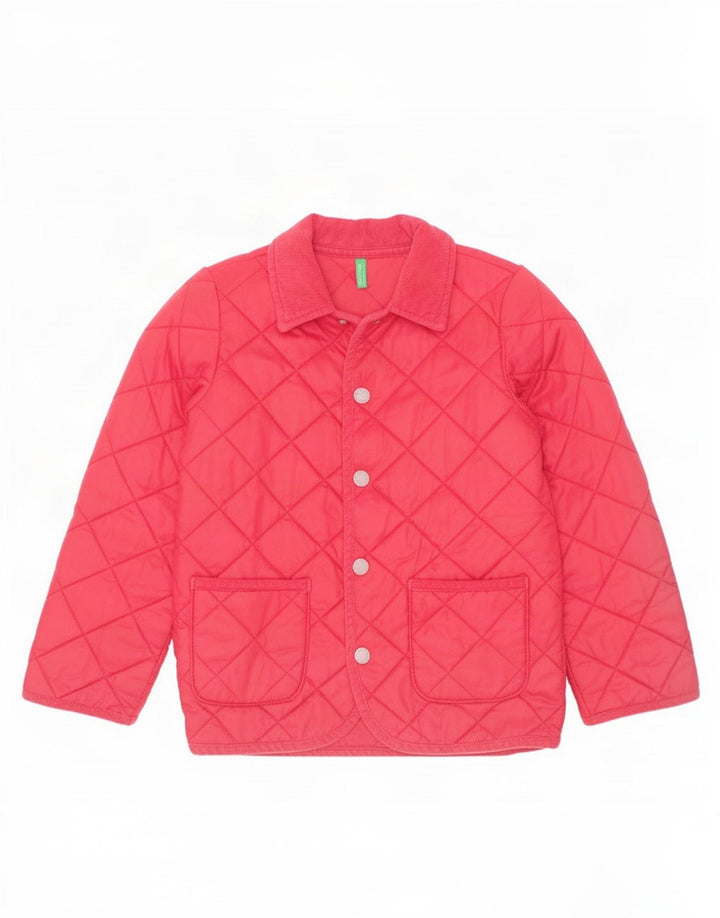 Benetton Veste matelassée garçon 6-7 ans Petit Bordeaux Polyamide