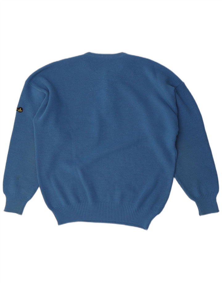 Navigare Pull à col zippé pour homme, grand bleu