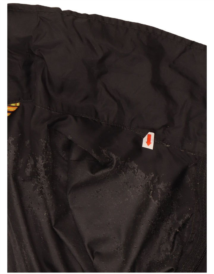 K-Way Veste de pluie à capuche pour homme UK 38 Medium Noir