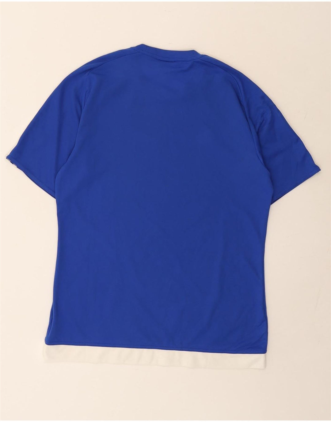 Adidas Homme Climalite T-Shirt Haut Bleu Moyen Colorblock Polyester