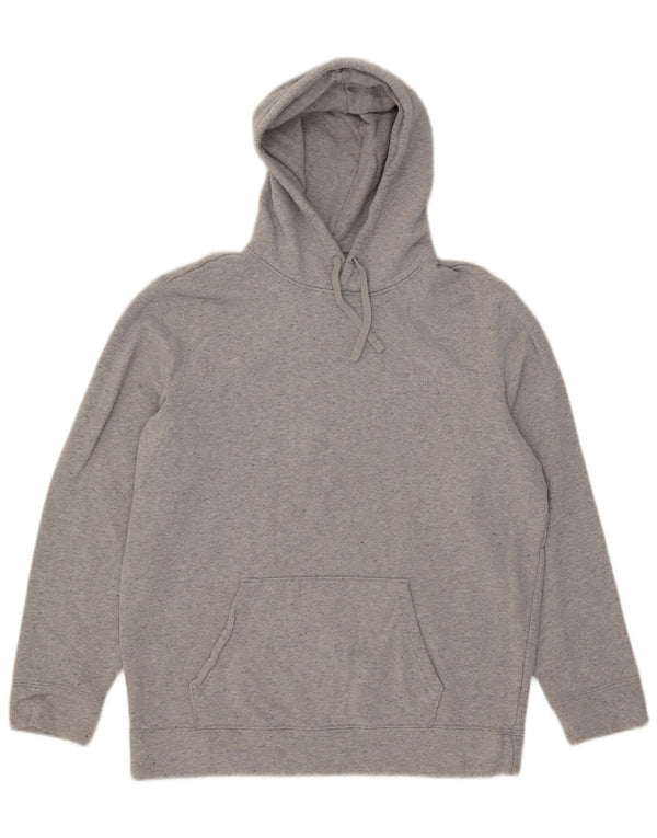 Puma Pull à capuche pour homme en coton moucheté Gris Large