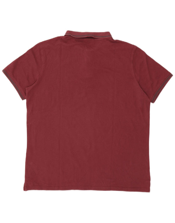 Carrera Polo Homme 2XL Coton Bordeaux