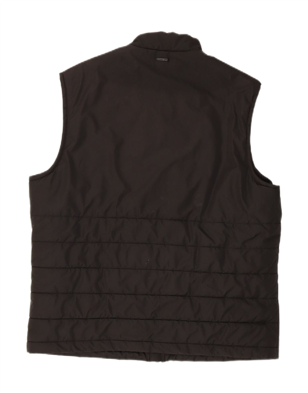 Michael Kors Veste coupe-vent sans manches pour homme UK 40 Large Noir Polyester