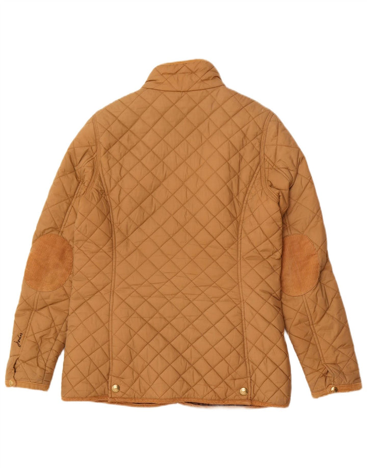 Joules Veste matelassée pour femme UK 12 Beige moyen Polyamide