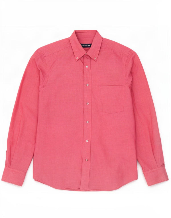 Massimo Dutti Chemise Homme Rose Moyen