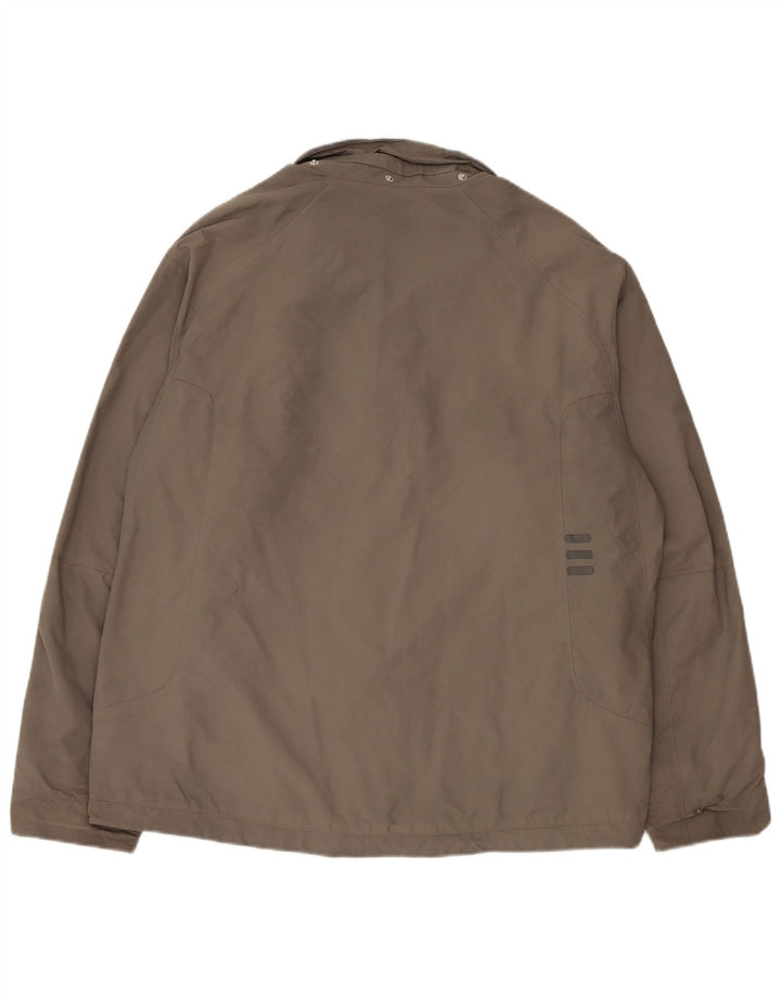Adidas Veste de pluie pour homme UK 40 Large Kaki Nylon