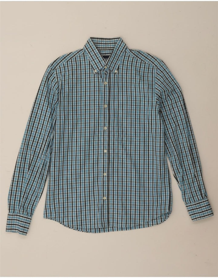 Sergio Tacchini Chemise Homme Bleu Moyen Carreaux Coton