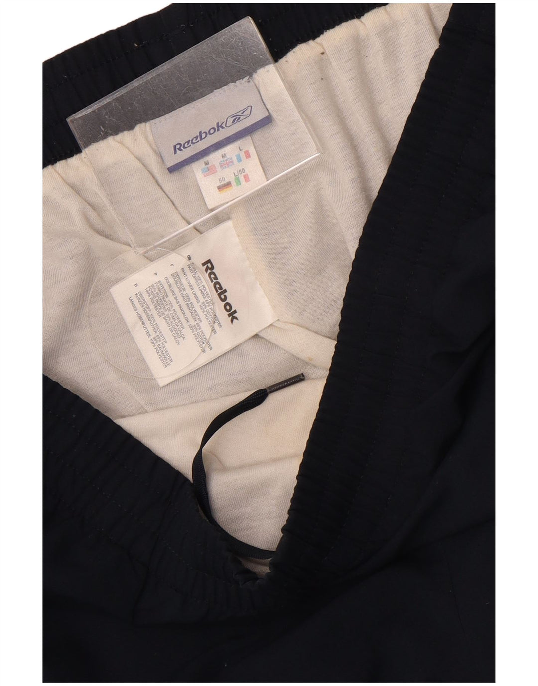 REEBOK Pantalon de Survêtement Homme Joggers Bleu Marine Moyen Polyester