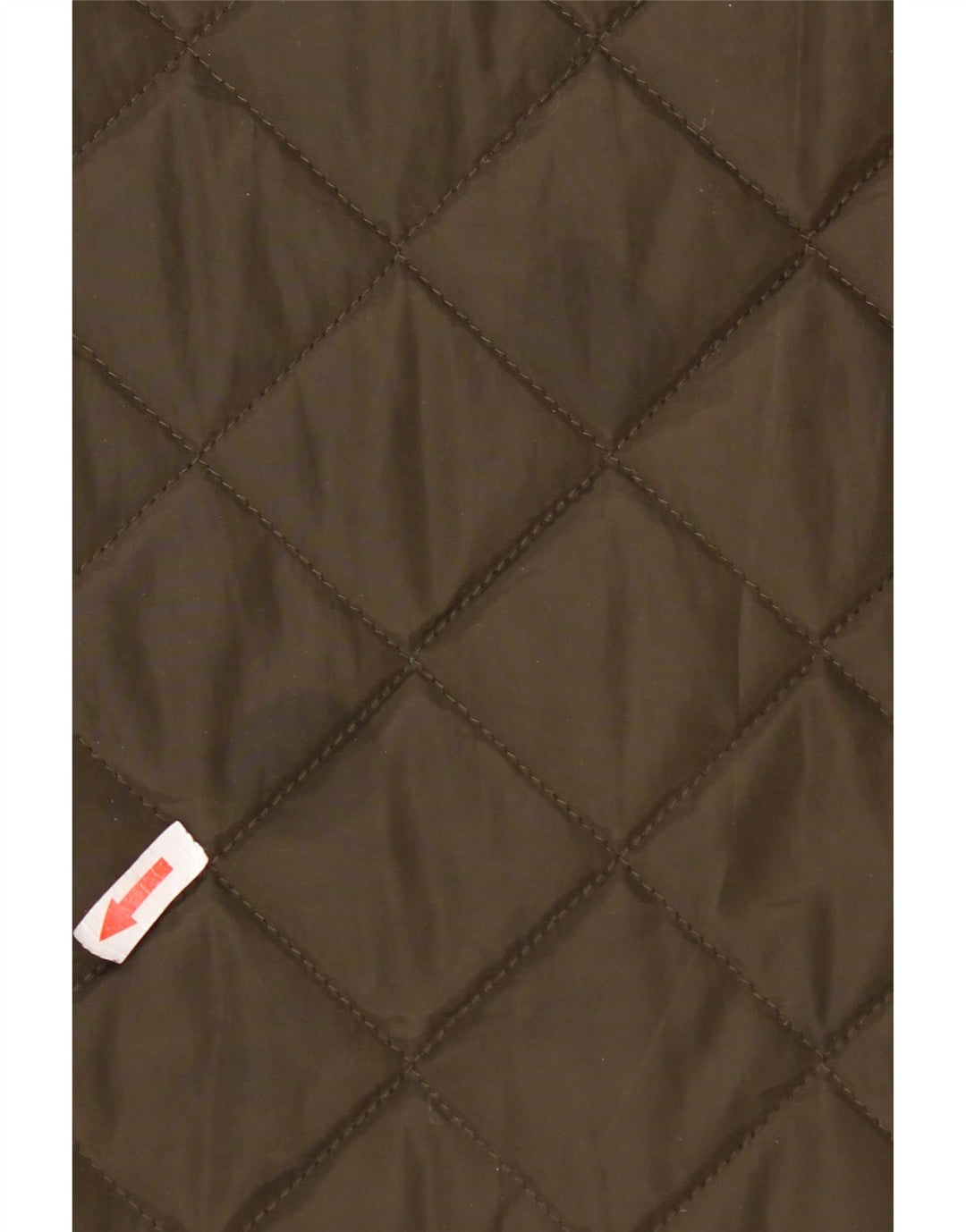 Dkny Manteau matelassé à capuche pour femme UK 16 Large Kaki Polyester