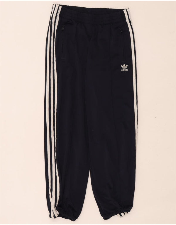 Adidas Pantalon de survêtement pour femme Joggers UK 10 Small Bleu marine Polyester