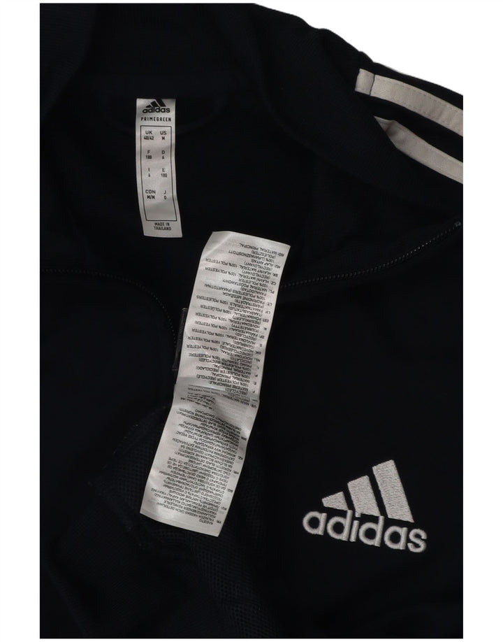 Adidas Veste de survêtement pour homme UK 40/42 Bleu marine moyen Polyester