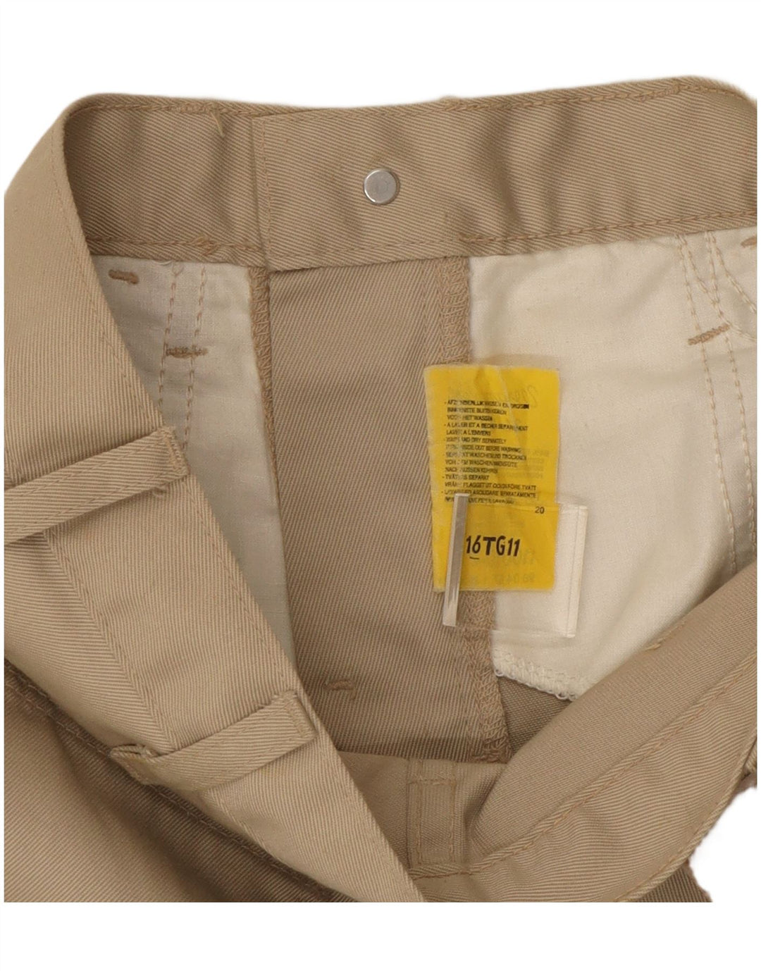 WRANGLER Pantalon décontracté Bootcut Femme W26 L32 Coton Beige