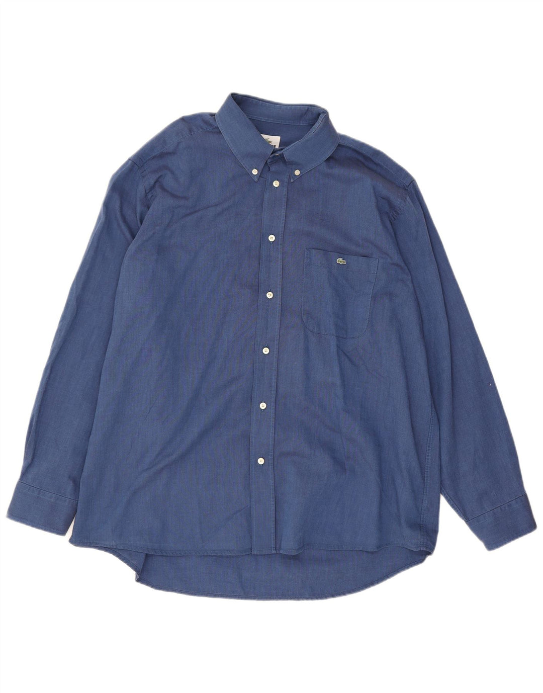Lacoste Chemise Homme Taille 43 Grand Coton Bleu