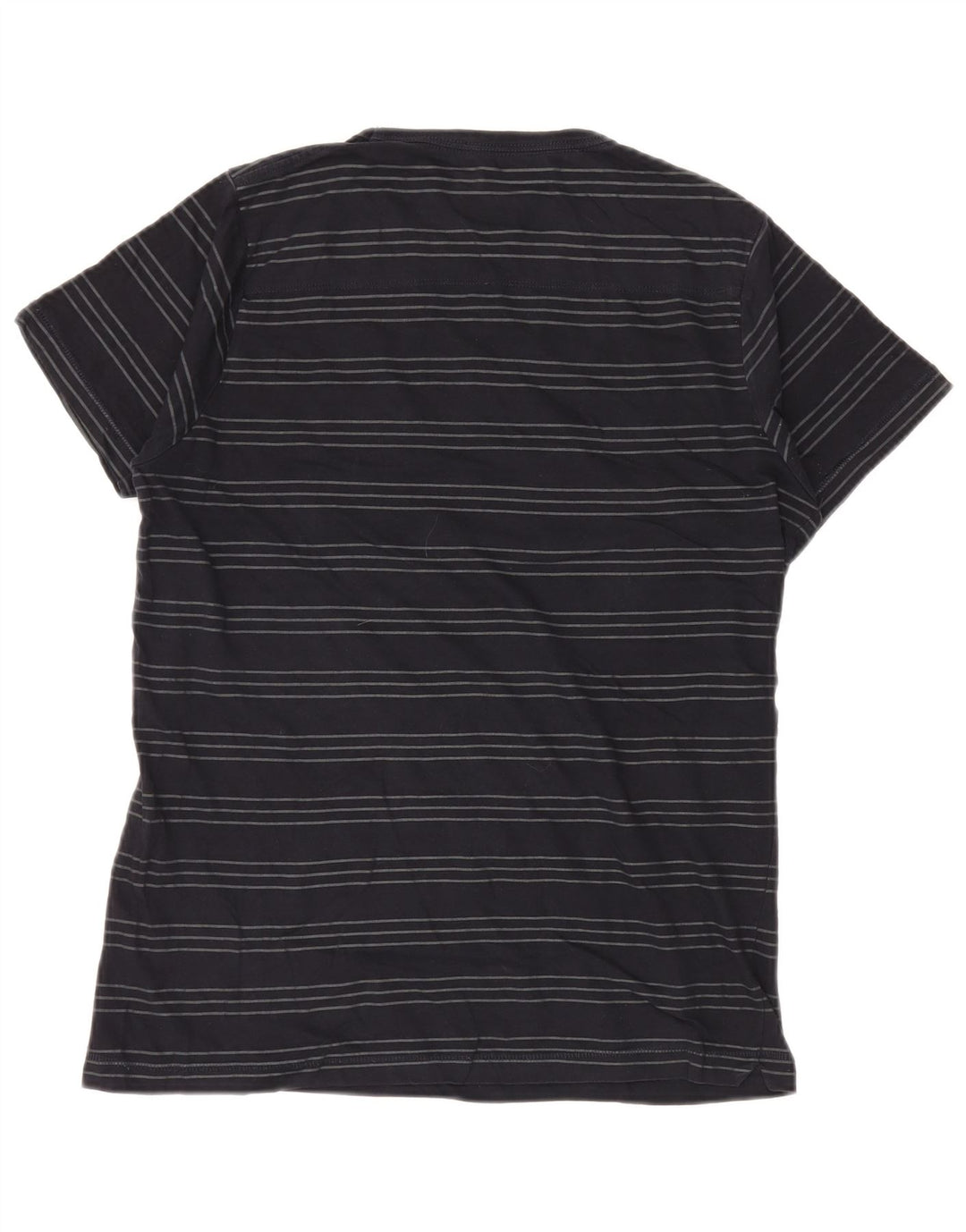 French Connection T-Shirt Homme Bleu Marine Rayé Coton