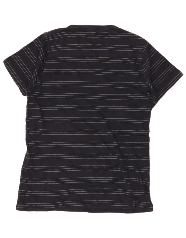 French Connection T-Shirt Homme Bleu Marine Rayé Coton
