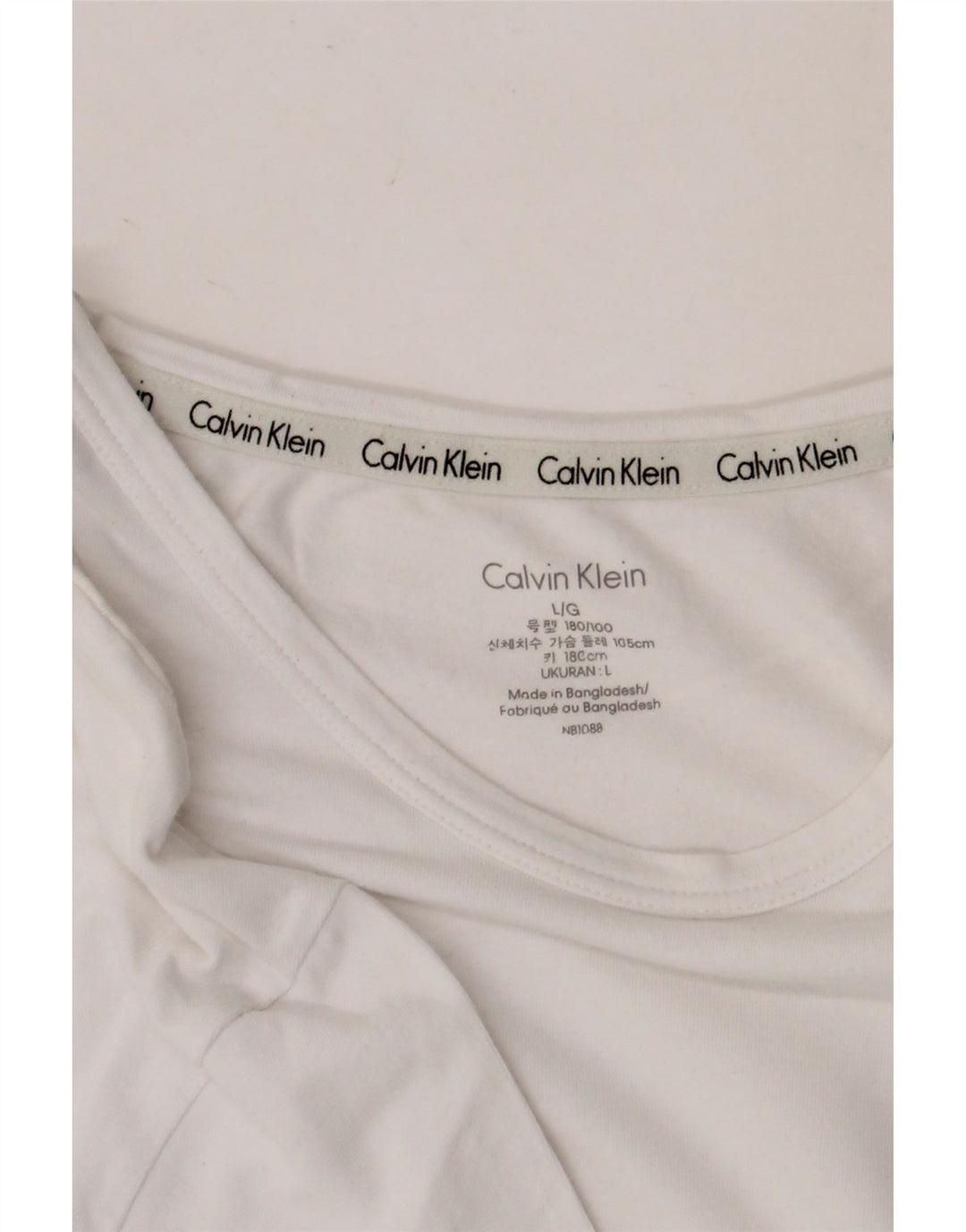 Calvin Klein T-shirt pour homme Grand Blanc