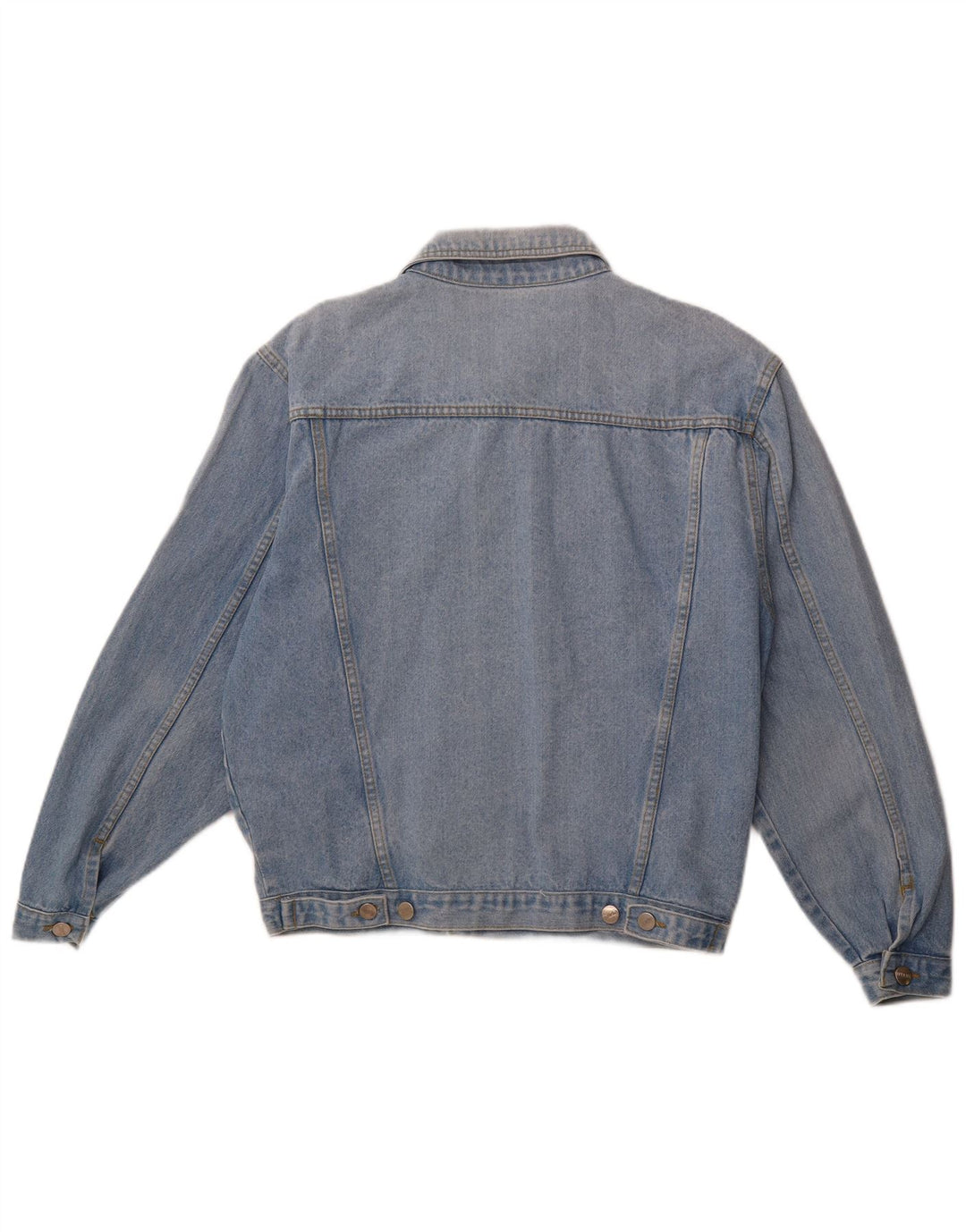 VINTAGE Mens Denim Jacket UK 36 Small Blue Cotton