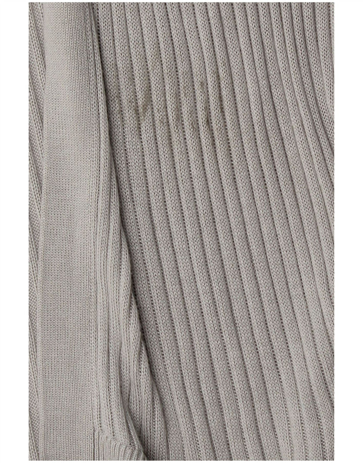 Oasis Cardigan ouvert long pour femme UK 14 Gris moyen Viscose