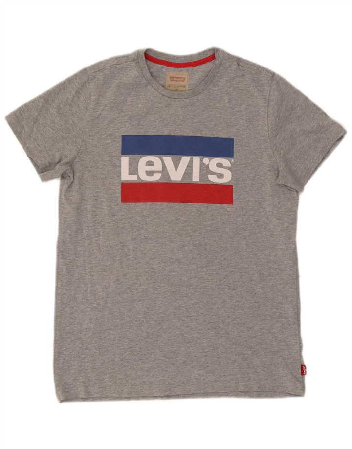 Levi's T-Shirt Graphique Garçon 15-16 ans Gris Moucheté