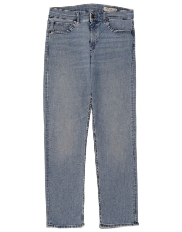 Marks & Spencer Jean droit The Sienna pour femme UK 12 Medium W30 L27 Bleu