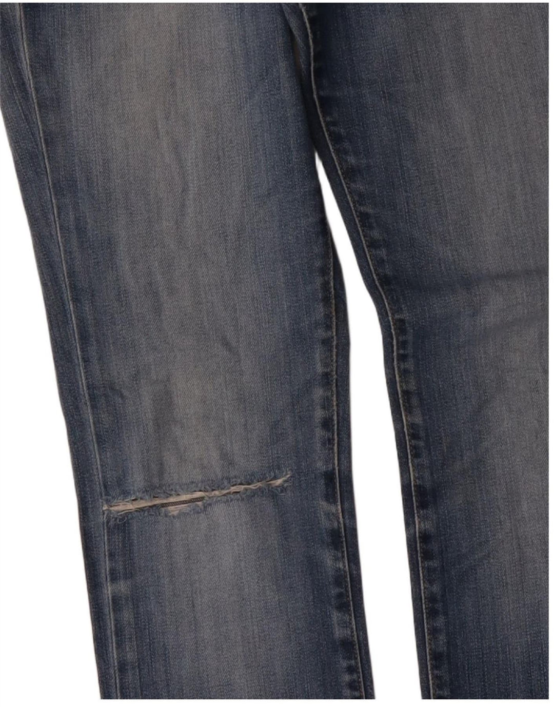 Lee Jean Slim Déchiré Femme W27 L33 Bleu