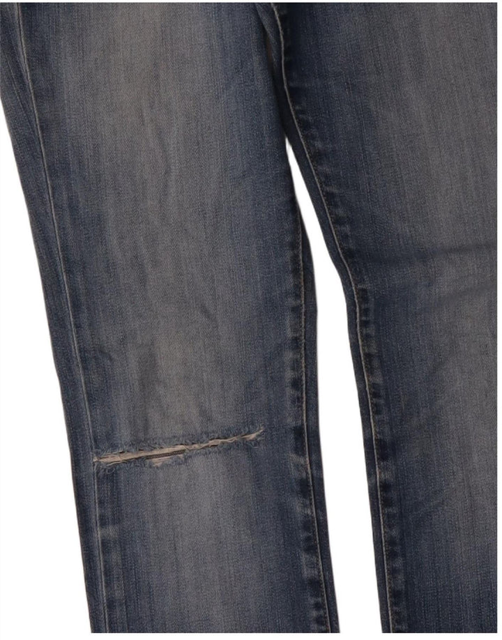 Lee Jean Slim Déchiré Femme W27 L33 Bleu