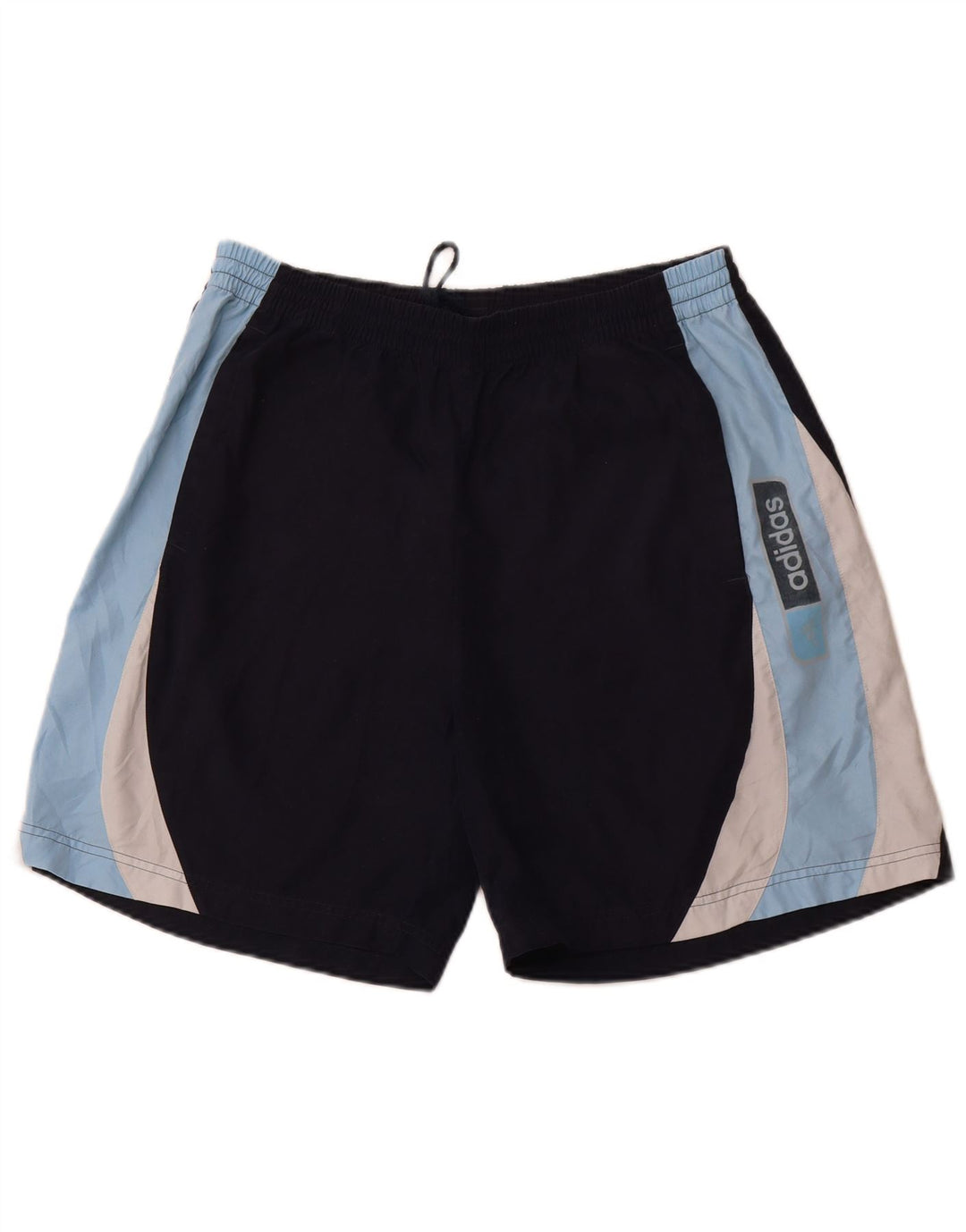 ADIDAS Short de sport pour hommes en polyester color block grand bleu marine
