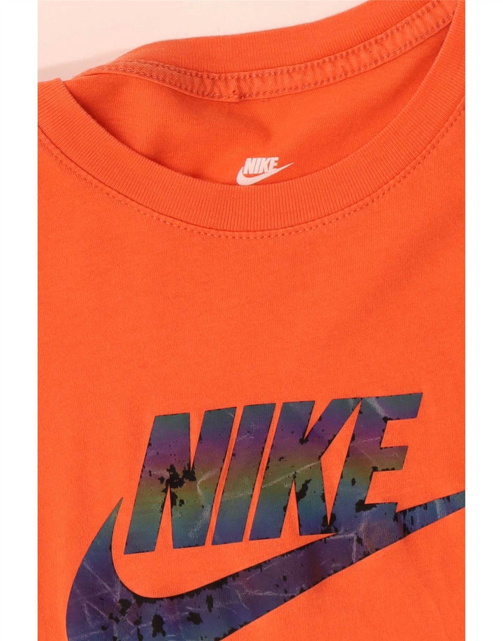 Nike T-shirt graphique pour homme en coton orange moyen
