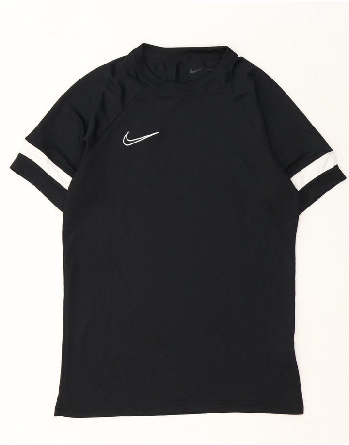 Nike Hommes Dri Fit T-Shirt Haut Noir Colorblock Polyester