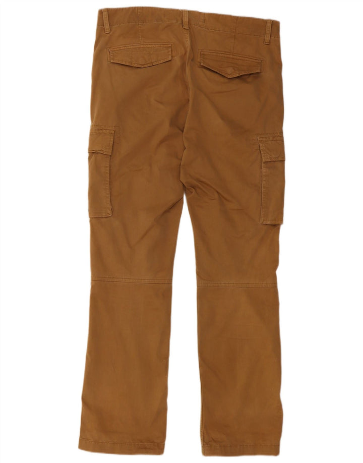 SUPERDRY Pantalon Cargo Droit Homme W32 L32 Beige Coton