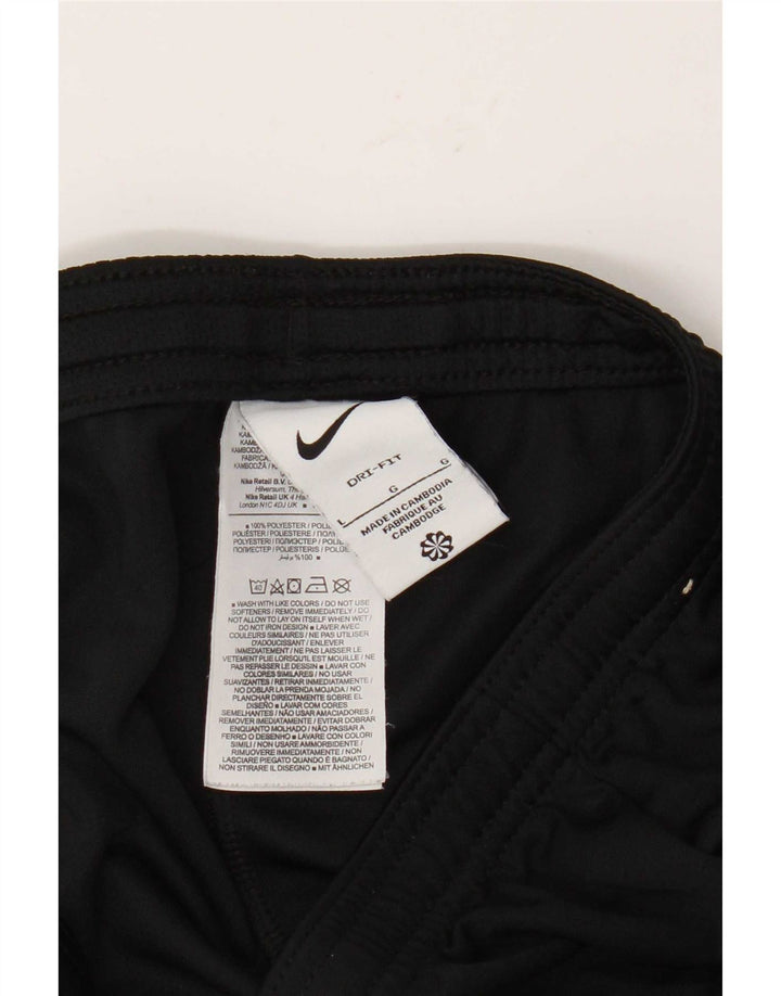 Nike Short de sport Dri Fit pour homme en polyester color block Noir Taille L