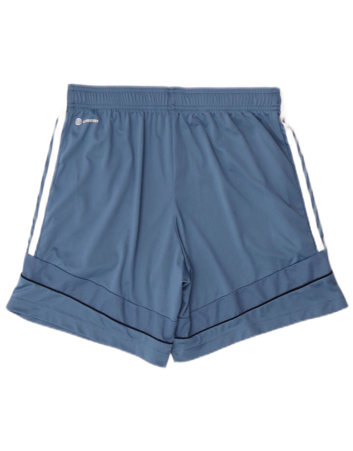 ADIDAS Short de Sport Homme Rayé Bleu Moyen Polyester Sports