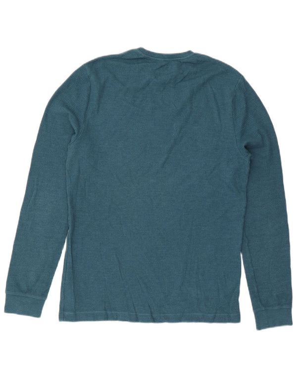 Jack Wills Haut à manches longues pour hommes en coton bleu moyen