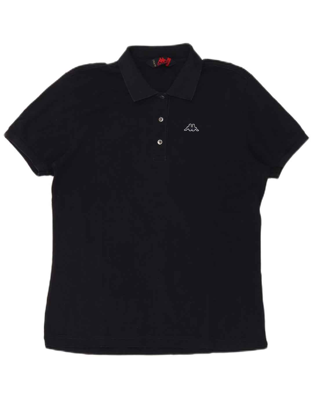 KAPPA Polo Femme UK 16 Large Bleu Marine