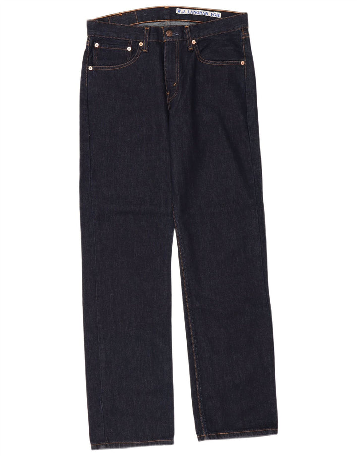 LEVI'S Jean Droit 751 Homme W32 L32 Bleu Marine Coton