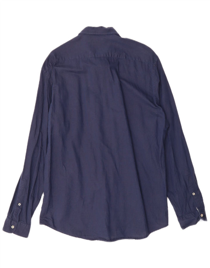 ZARA Chemise coupe décontractée XL bleu marine pour homme